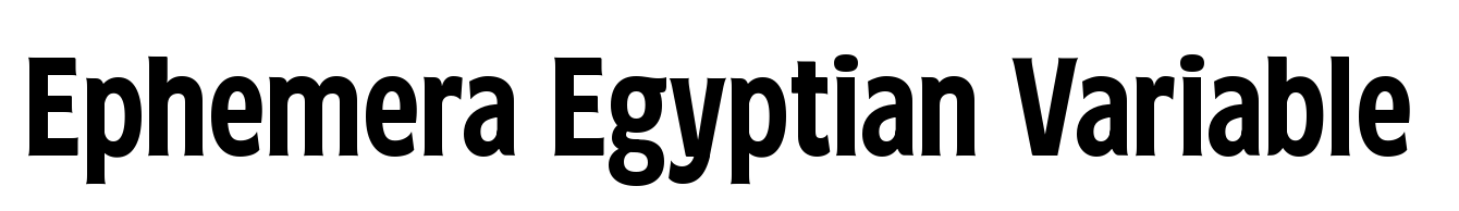 Ephemera Egyptian Variable